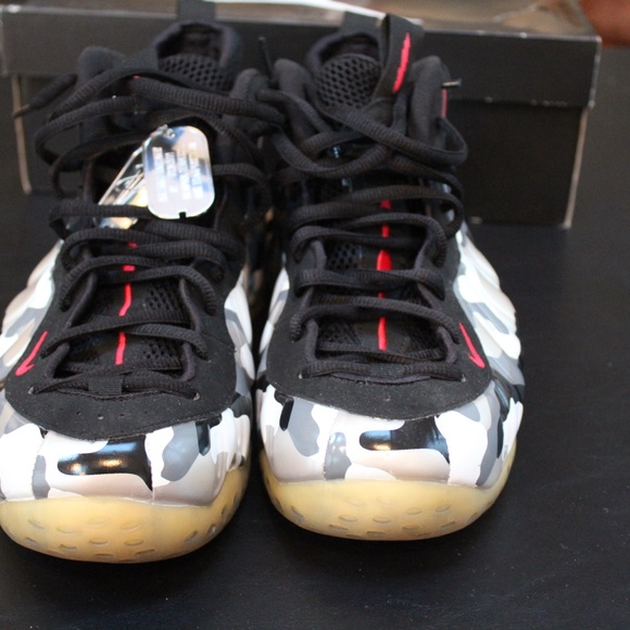 Nike Air Foamposite Premium Fighter Jet 575420-001 - Picture 4 of 8